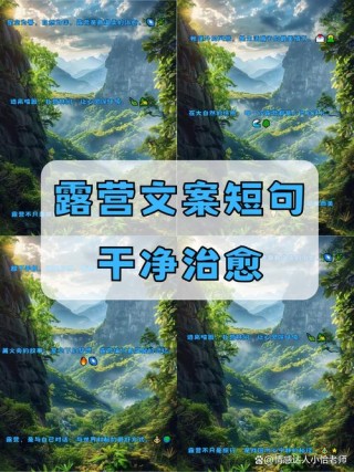 露营文案短句日常 露营的唯美短句子