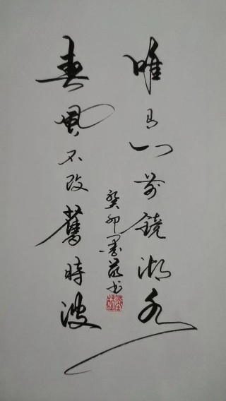 唯有门前镜湖水，春风不改旧时波