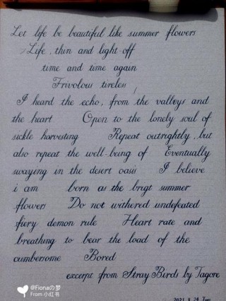 泰戈尔《生如夏花》，泰戈尔经典之作生如夏花