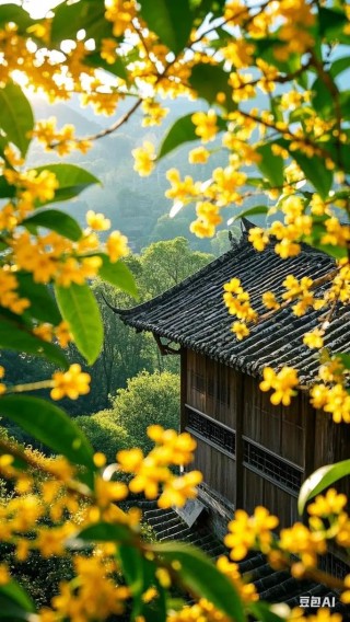 千姿百态的桂花
