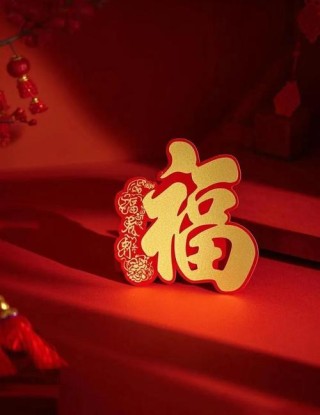 除夕到了，送您特色福字，请您接福！愿您福星高照！福运临门