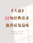 天道中的经典语录