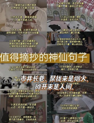 适合摘抄的神仙惊艳句子，适合摘抄的惊艳神仙句子，一语道破天机，令人心醉的诗意之美。