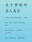 关于梦想的名言警句，梦想照亮前行的路，名言警句中的追梦智慧