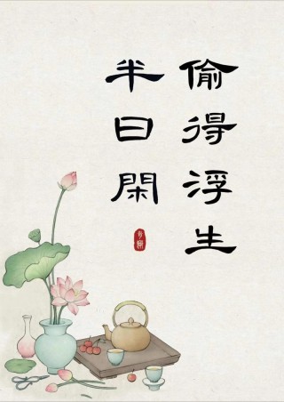 孑然一身处世界，偏安半隅自欢欣