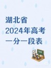 湖北省教育考试院2026高考一分一段表查询入口