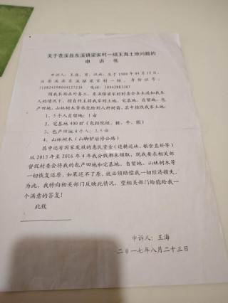 来自一个孩子的申诉