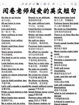 英语好句摘抄励志，励志英语好句摘抄