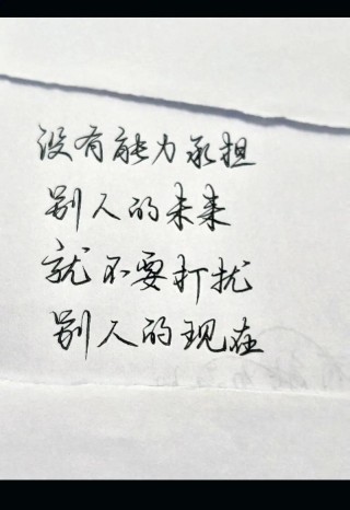 一段成熟而又伤感的话，成熟中的伤感，岁月沉淀的痛楚与智慧