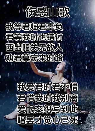 我思故我思，我伤故我伤