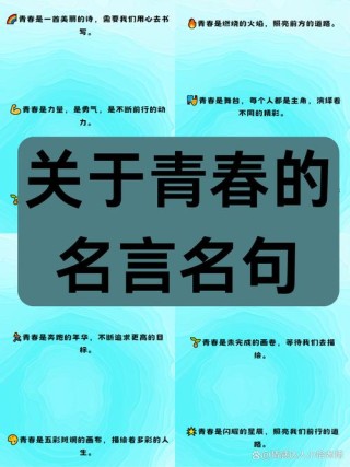 青春励志语录之五