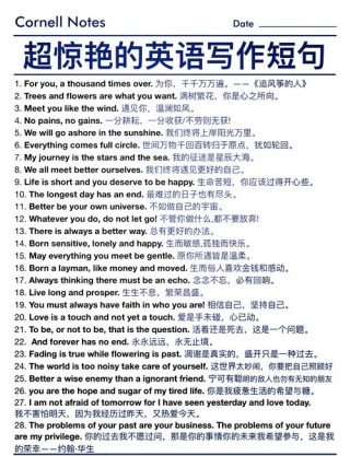 高中英语名著最经典英文句子40句！
