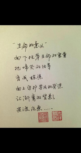 一点感悟‖生命的意义