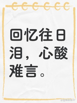 细味那苦涩中的一点回甘