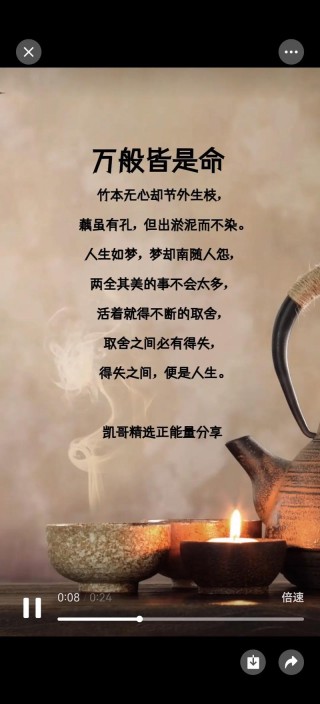 今天看到这个文案，让我醍醐灌顶，《最好的养生，就是不说话》