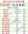 重庆国际经济与贸易专业大学排名一览表（附分数线）