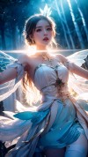 AI绘画｜冰雪气质绝美女子