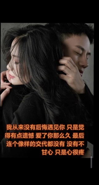 我从未后悔爱过你