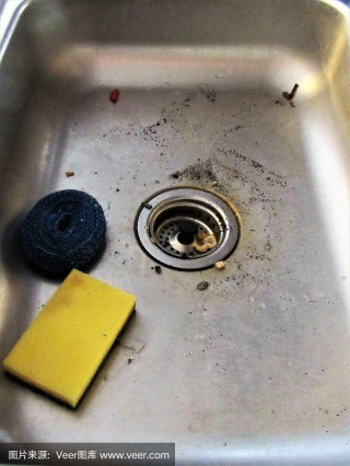 厨房水槽肮脏难洗有绝招