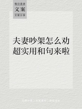 吵架的句子经典短句（吵架经典语录的说说）