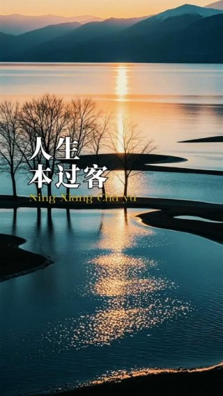 人生本过客，何必自烦忧