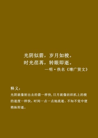 廿载光阴去，潇洒落心间