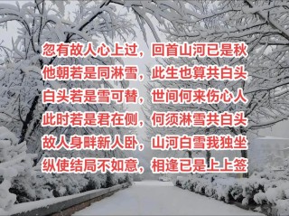 若人为雪，雪为人