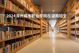 漳州城市职业学院各专业2026在湖南招生人数、录取分数线（附：招生计划表）