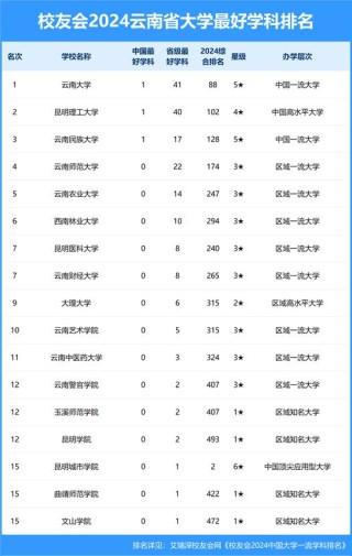 云南实力最强的民办一本二本大学有哪些（民办本科排名）