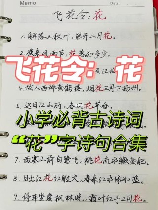 飞花令《花》