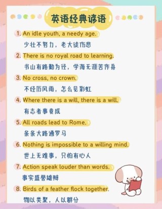 精选励志英语谚语100句，还不快收藏学习