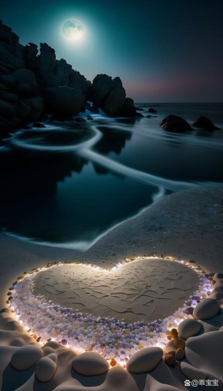 海浪与沙滩的爱情