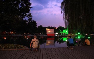 故乡夏夜之风景