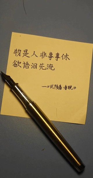 物是人非，感慨苍白