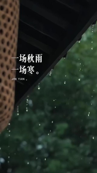 一场秋雨