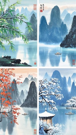 春夏秋冬，四季，你来我往，不早不晚，不贪恋不怨怒……