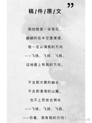 雪花的快乐