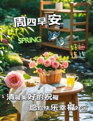 8月8日周四早安㊗️福，愿你的人生充满阳光和希望，充满爱和温暖