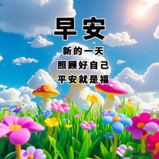 学会奉献，让你的生活充满阳光，早安