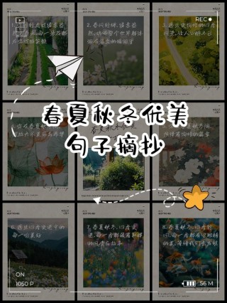 四季更替的优美句子（描写四季变化的好句）