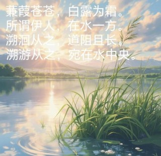 所谓伊人在水一方短句（所谓伊人在水一方的说说）