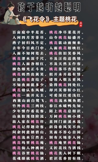 怦然心动的桃花诗词，邀你一起云赏花