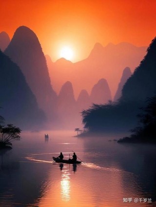青山依旧在，夕阳美景惹人爱！