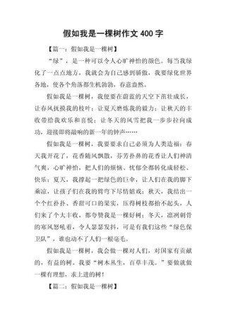 你是我的一棵大树（四）