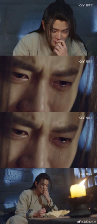 无语泪视断肠人