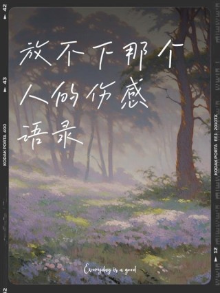 表达放不下某人的说说，句句痛心！