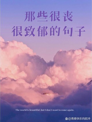 又丧又温柔的人生感悟文案