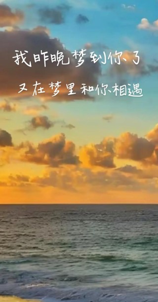 昨晚又有梦到你