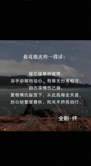 伤了心，别伤了情