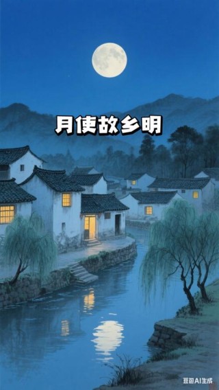 家是故乡好，月是故乡明